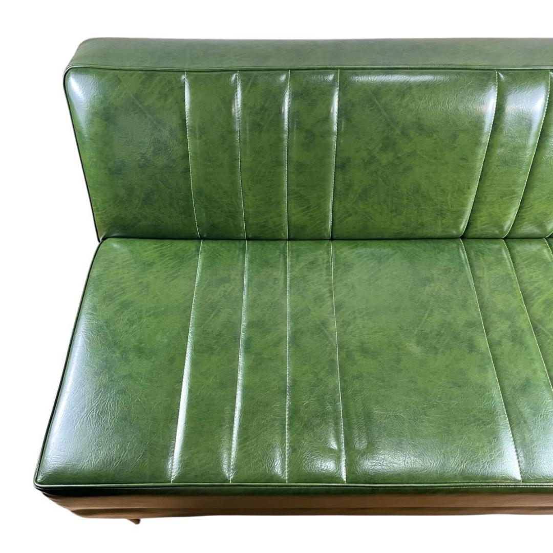 【極美品✨️niko and ...】クラシックダイニング ソファ グリーン