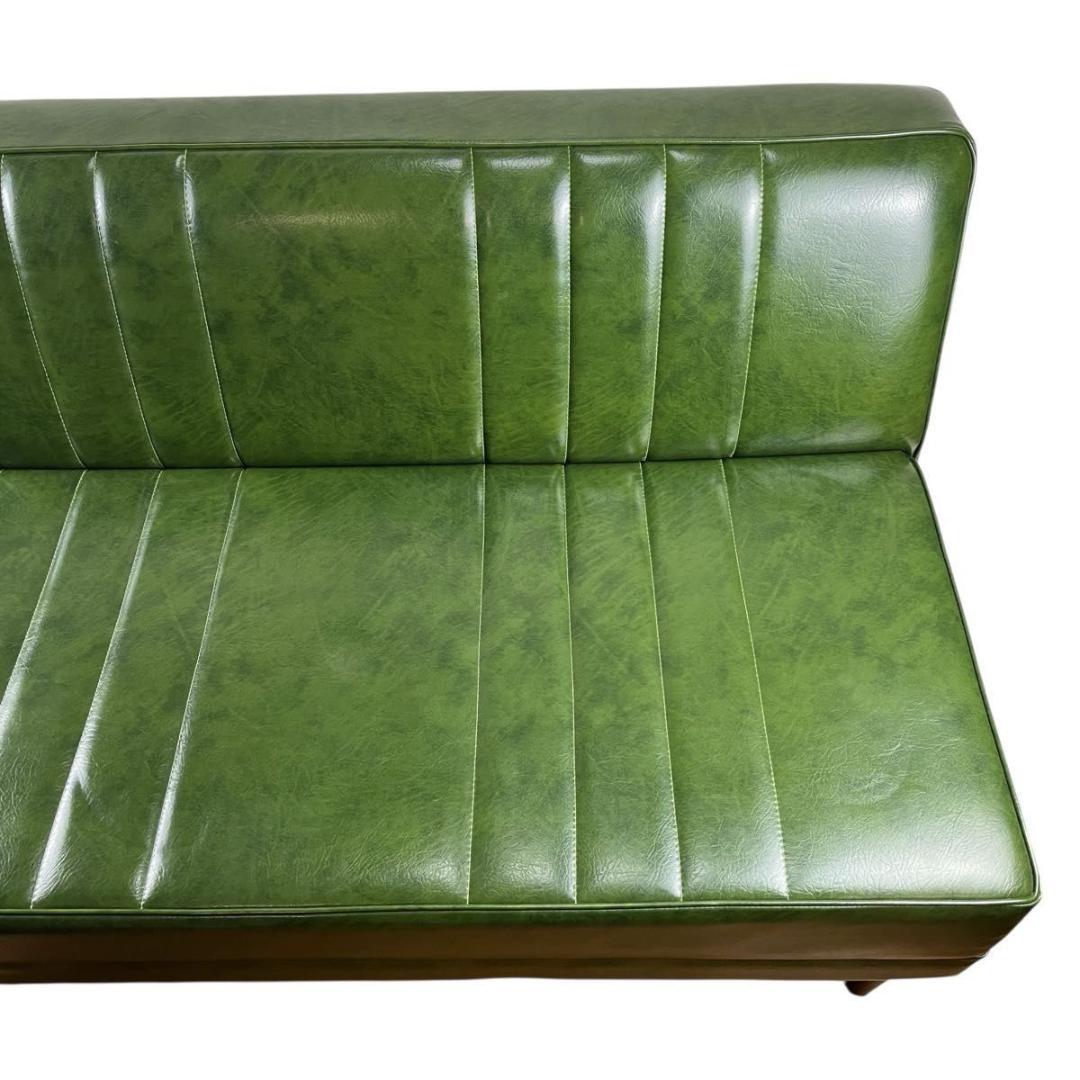 【極美品✨️niko and ...】クラシックダイニング ソファ グリーン