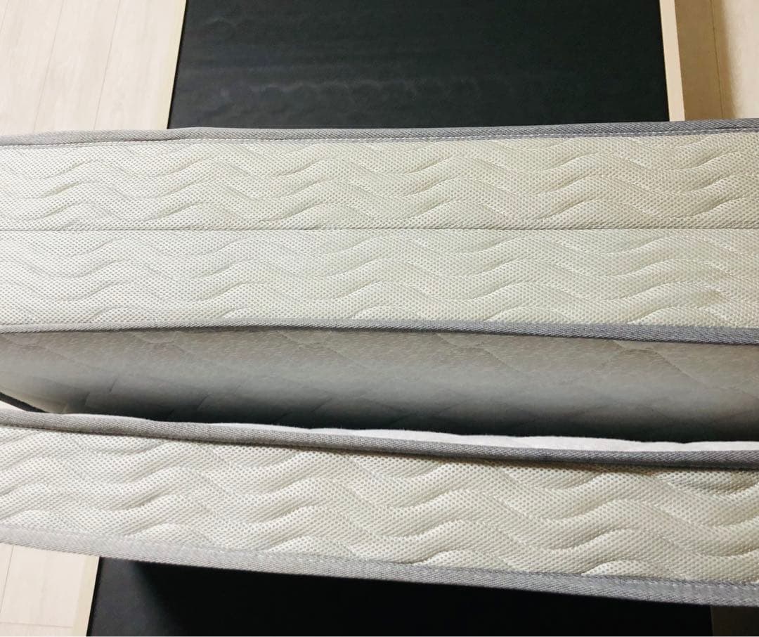 NITORI x TEIJIN 三つ折りコイルマットレス　グレー