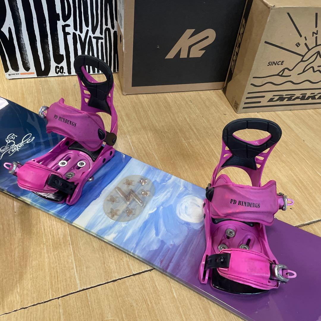 BURTON×PD　バートン　希少130代　バインディング付　スノーボードセット