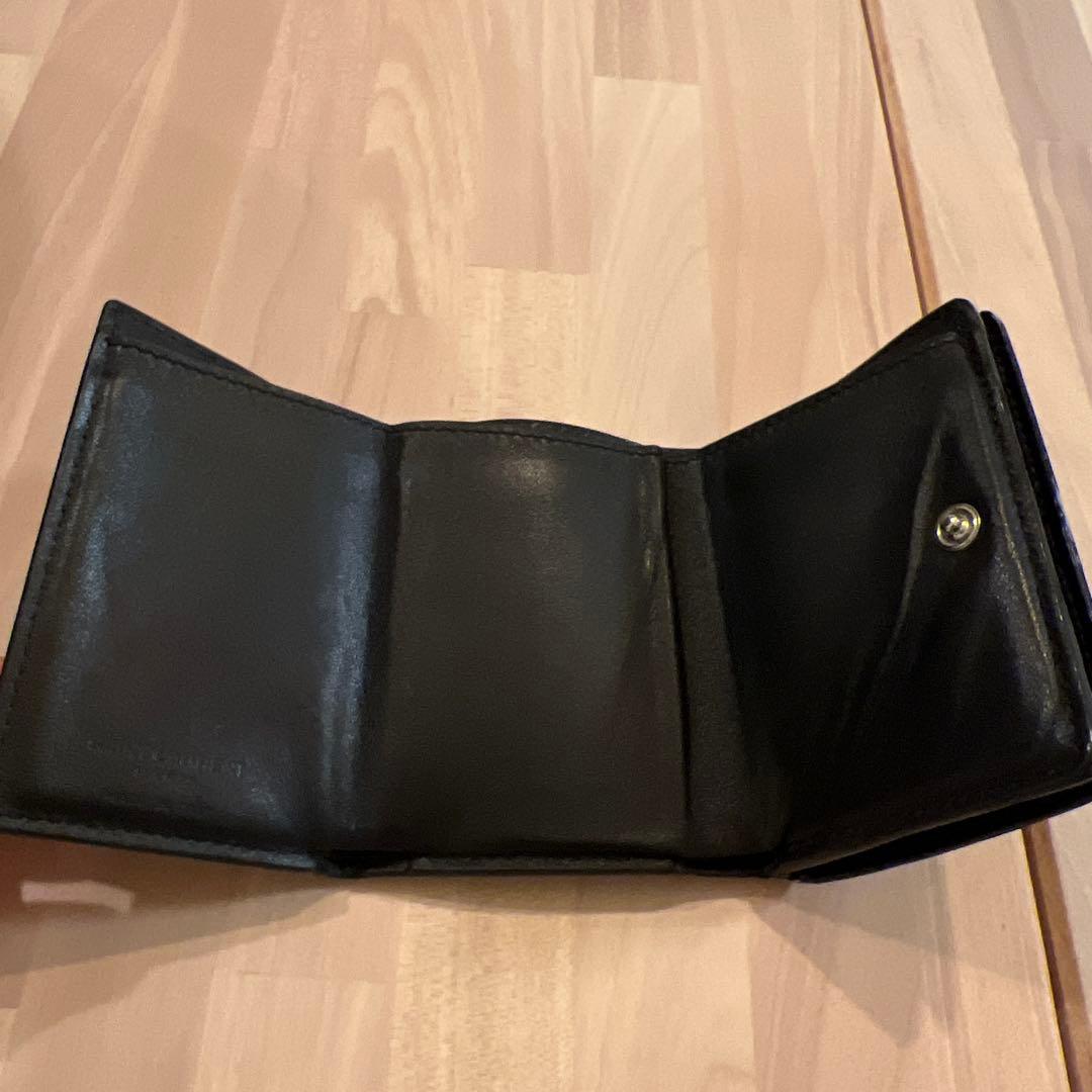 SAINT LAURENT ブラック 三つ折り財布