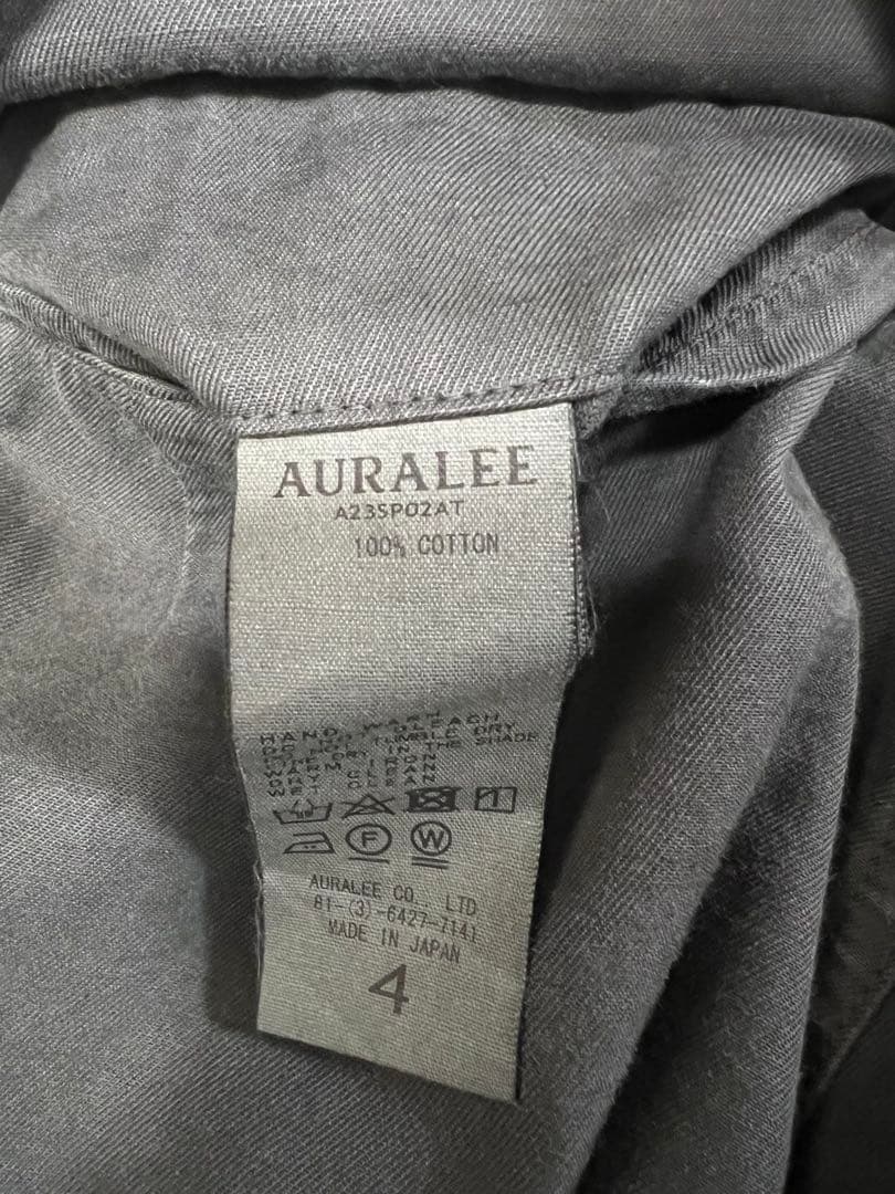 Auralee オーラリー　PRODUCT DYED PANTS