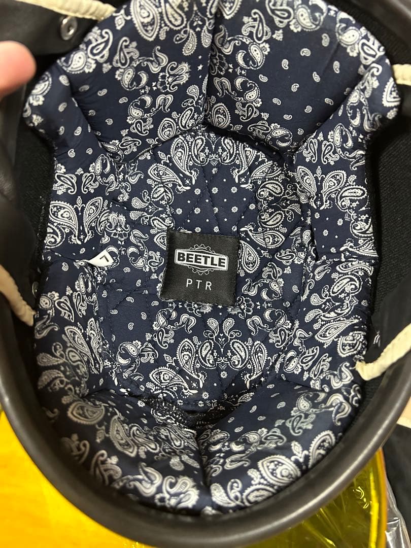 オーシャンビートルPTR 白　ハーフヘルメット