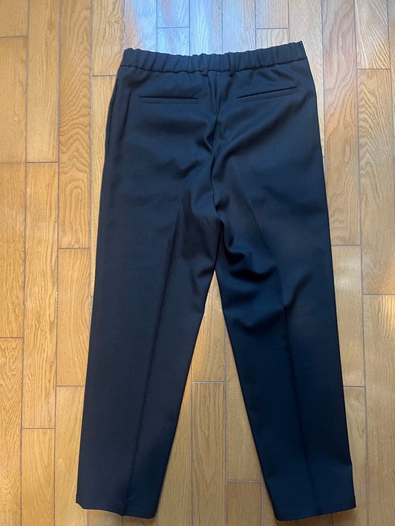 JIL SANDER ブラック スラックス 46