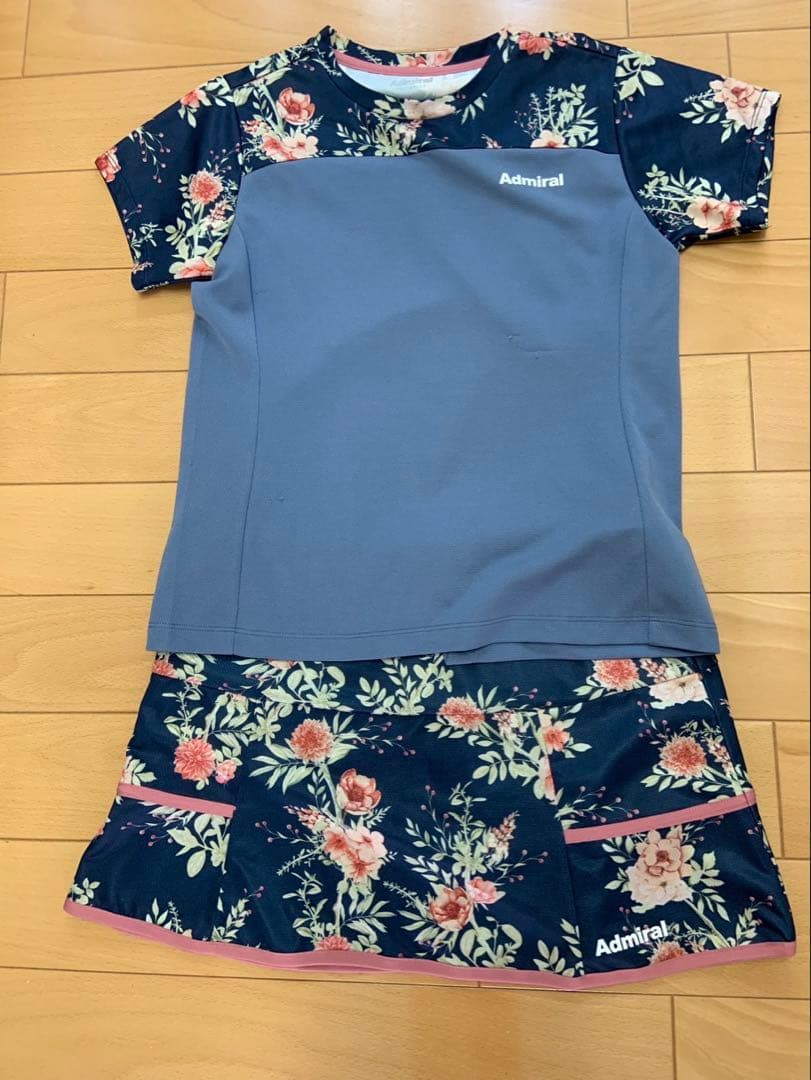 アドミラル Admiral テニスウェアセットアップ フラワーライン レディス