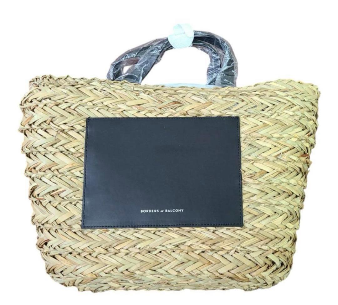 【未使用品】ボーダーズアットバルコニー かごトートバッグ