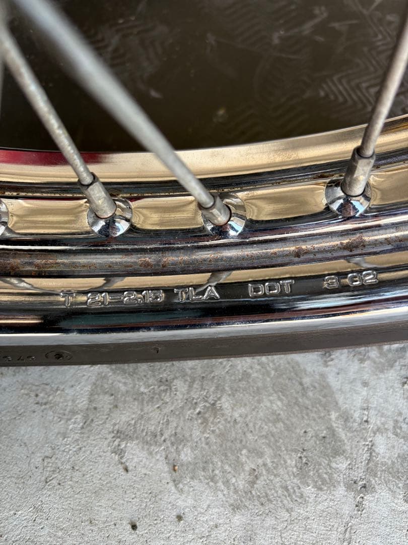 ハーレー21インチフロント用ワイドホイール