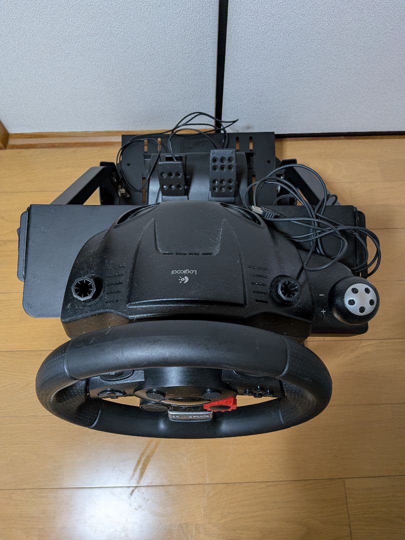 レーシングホイールスタンド（ハンドルコントローラー2セット付）