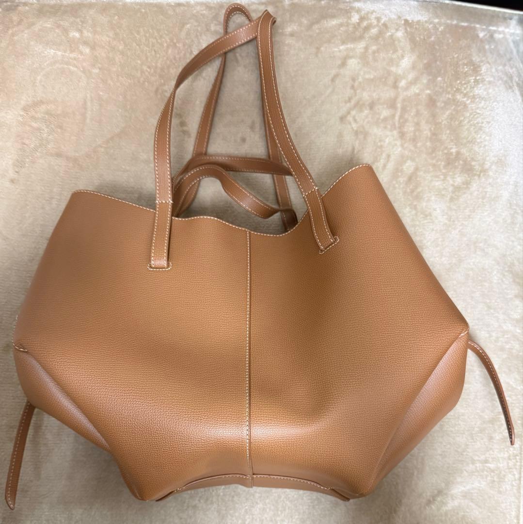 POLENE Cyme キャメル　ショルダーバッグ