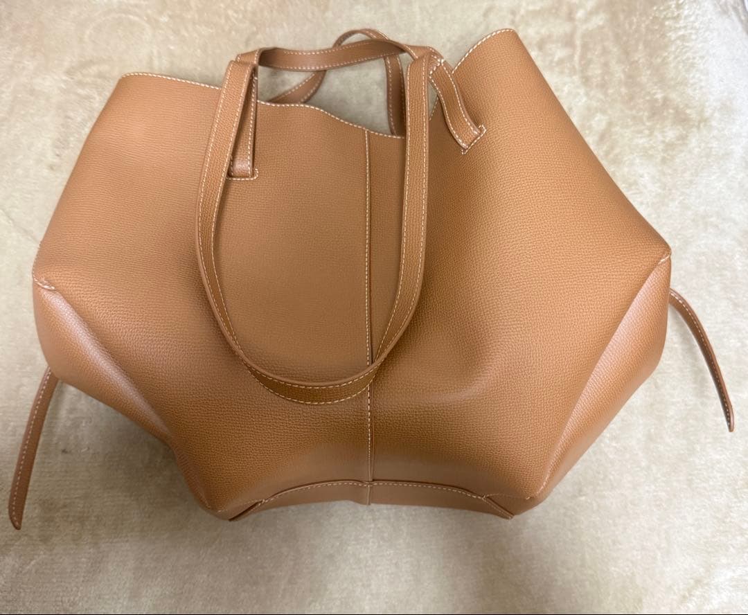 POLENE Cyme キャメル　ショルダーバッグ