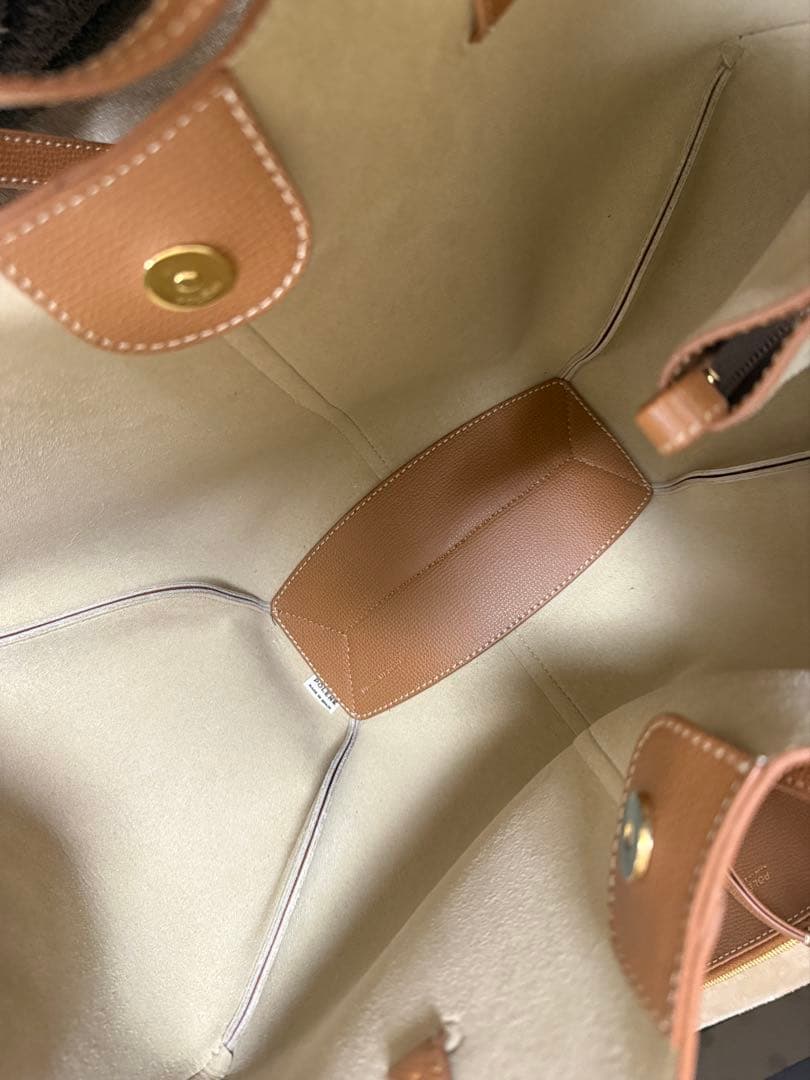 POLENE Cyme キャメル　ショルダーバッグ