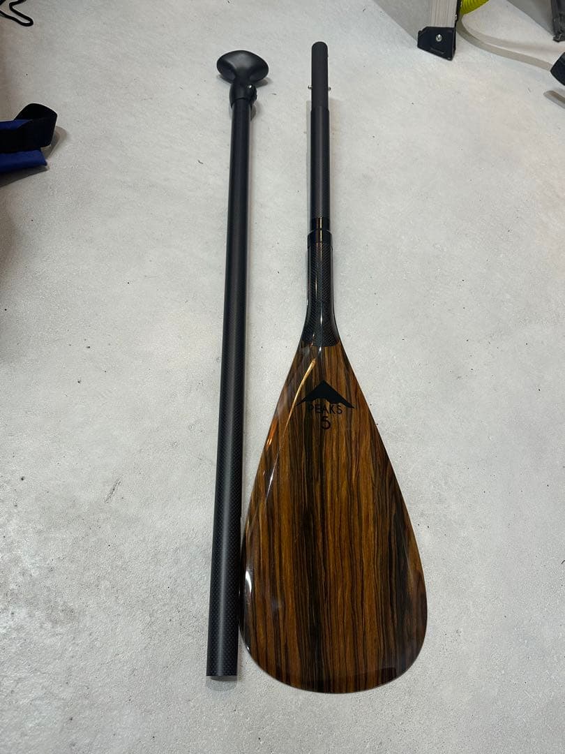 最終価格　sup ピークス5 AOLANI カーボン　パドル 　2点セット