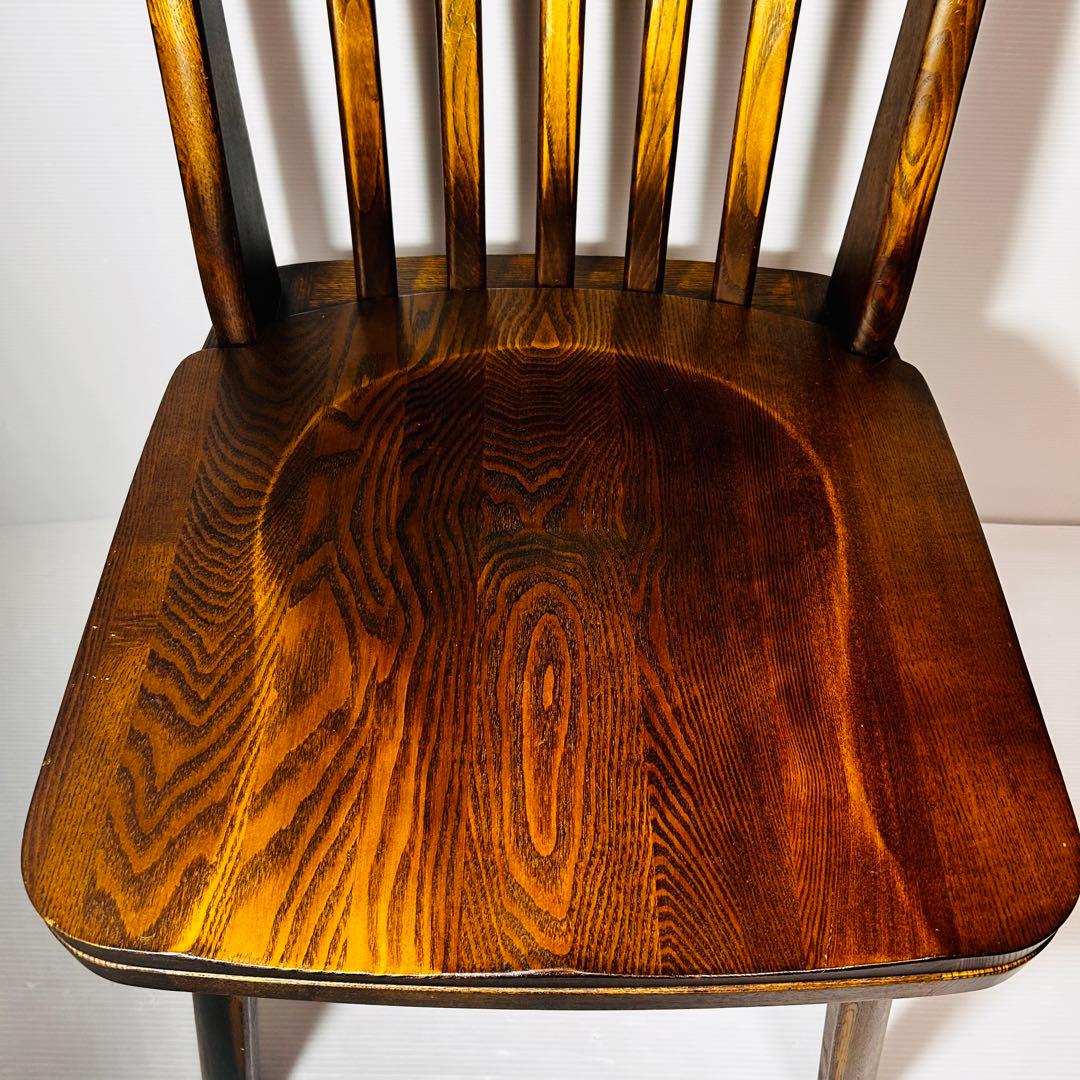 【美品】オーク素材　回転チェア　ダイニングチェア 高級