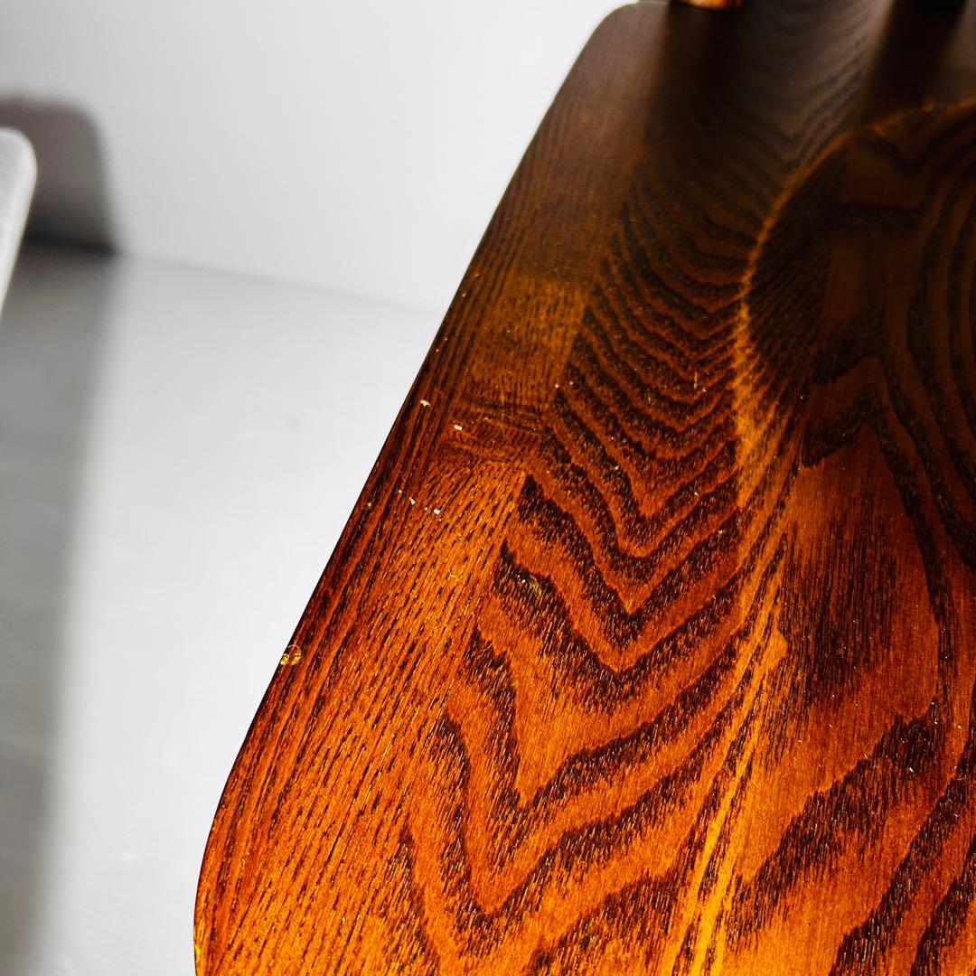 【美品】オーク素材　回転チェア　ダイニングチェア 高級