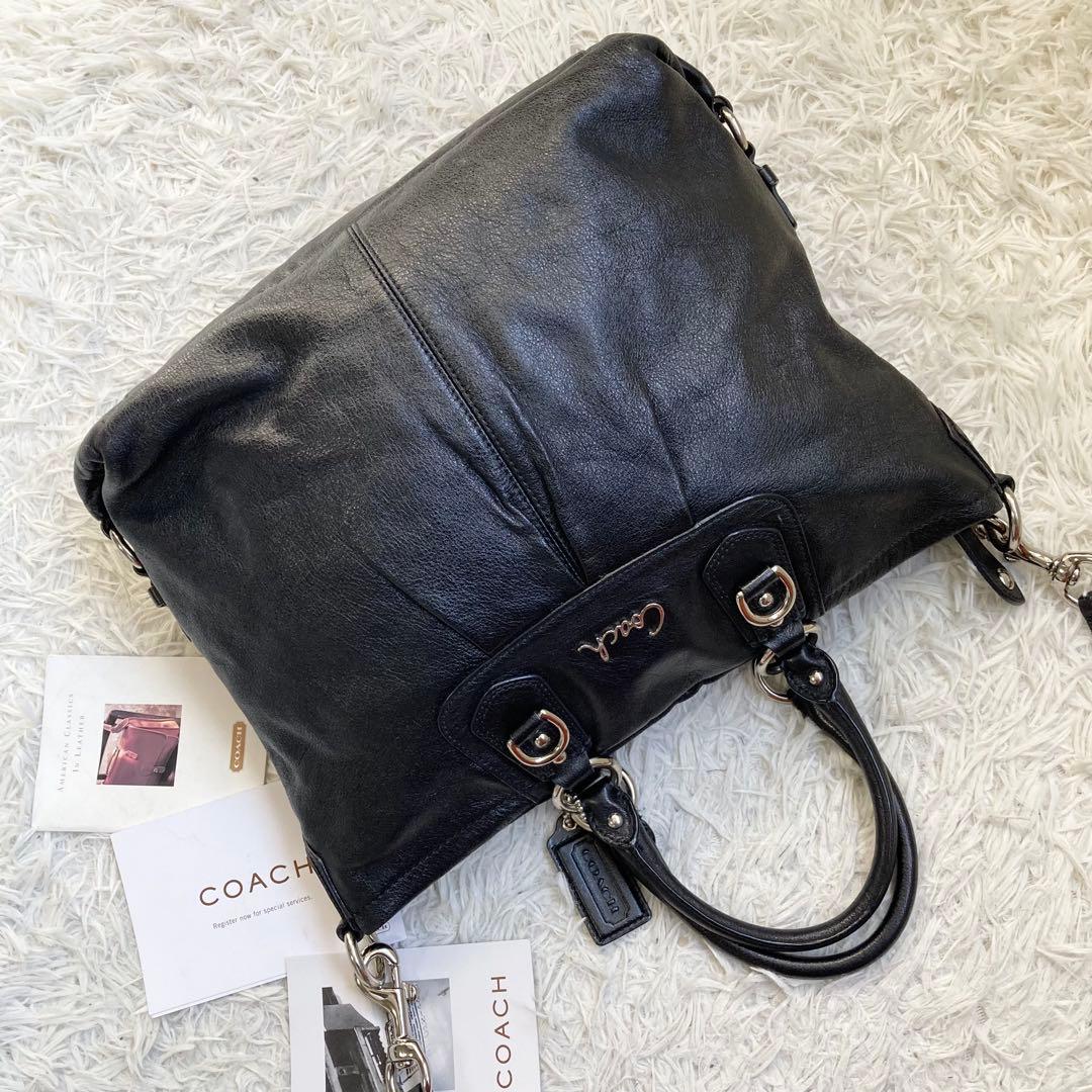 極美品 vintage coach old archive アシュレイ 2way