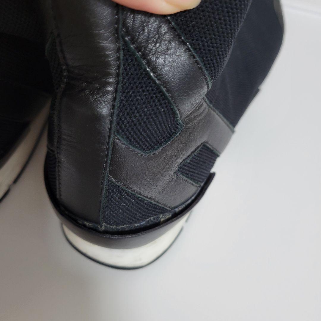 HERMES Hマークソックススニーカー36 使用感・難あり エルメス