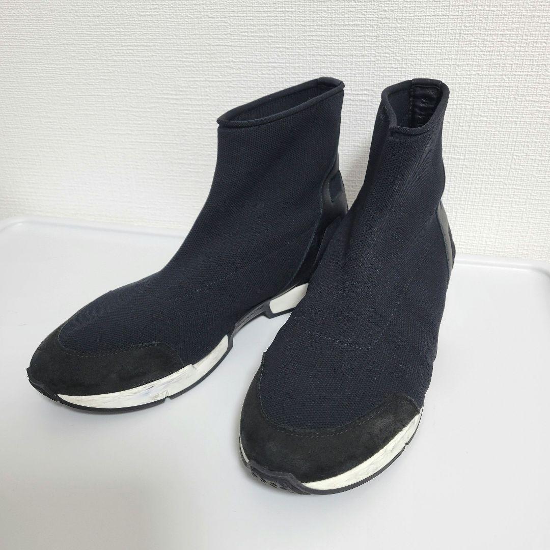 HERMES Hマークソックススニーカー36 使用感・難あり エルメス