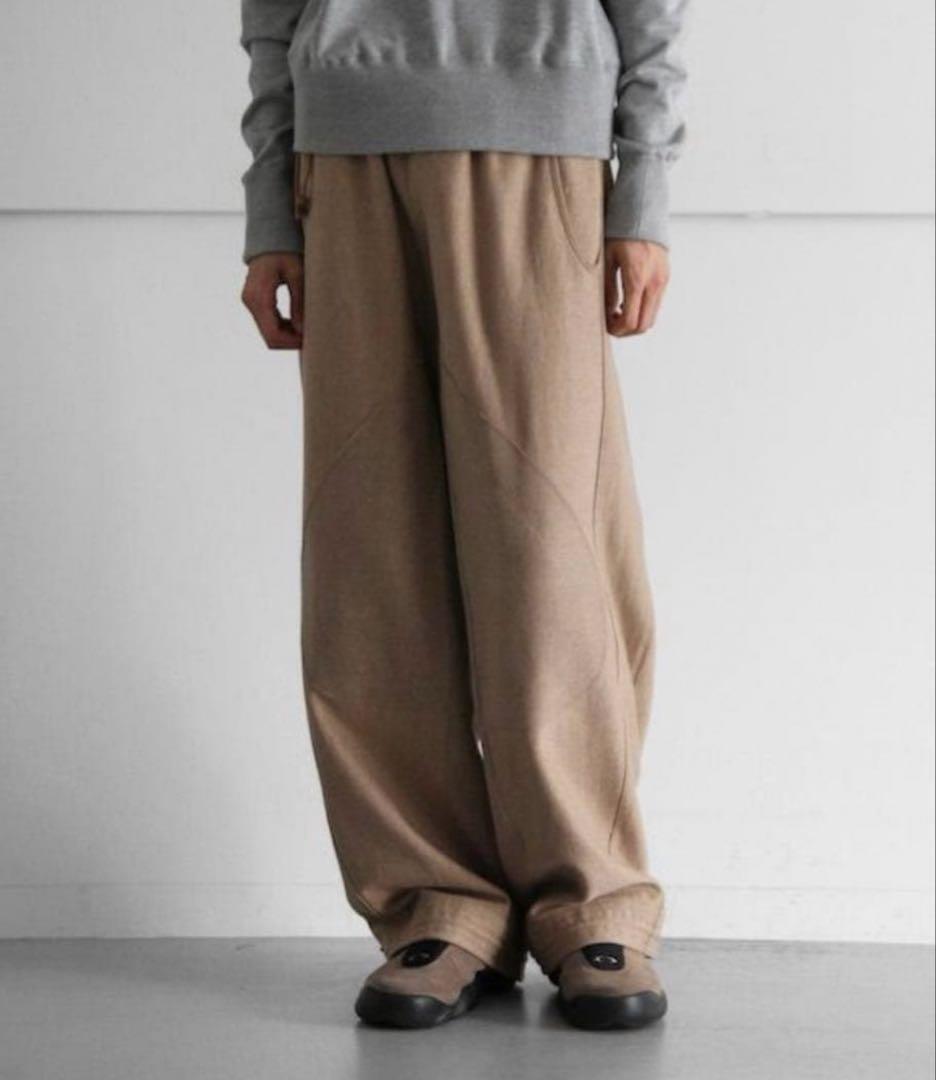 ジェンイェ JIAN YE 23AW 　スウェットパンツ ワイド ベージュ F