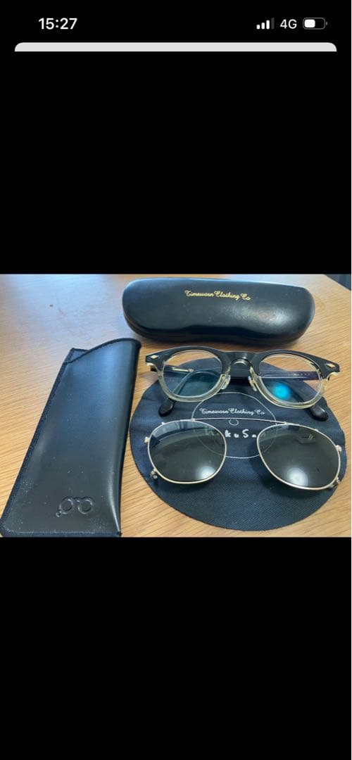 imeworn clothing 白山眼鏡 Boston クリップオンのみ