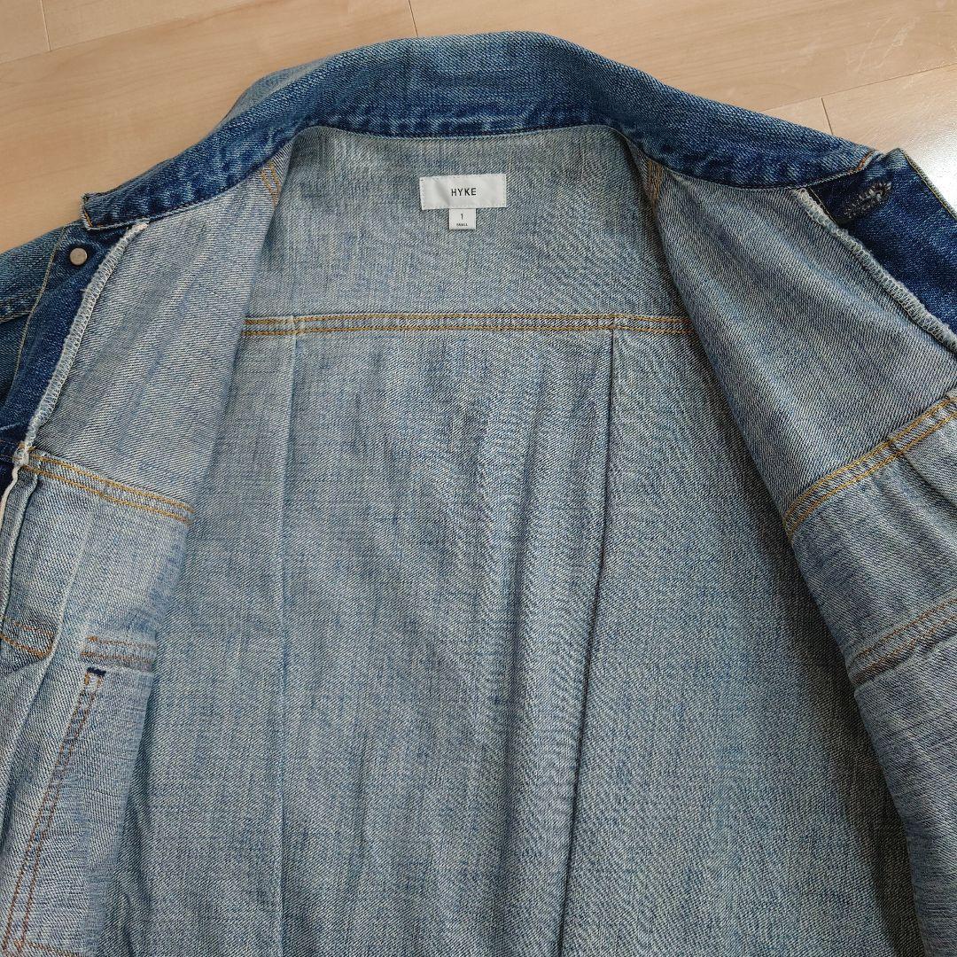 2023SS HYKE ハイク　バルーンスリーブデニムジャケット　1
