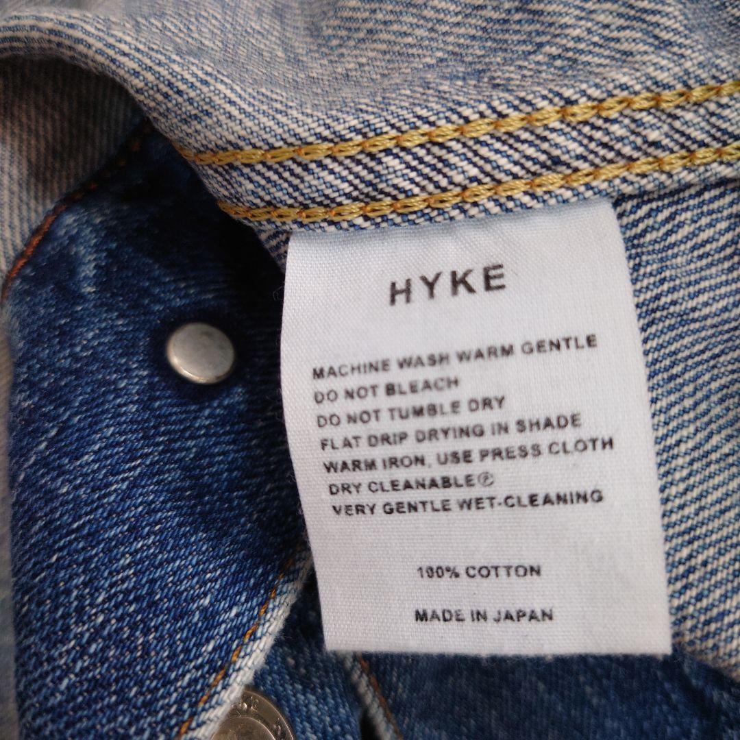2023SS HYKE ハイク　バルーンスリーブデニムジャケット　1