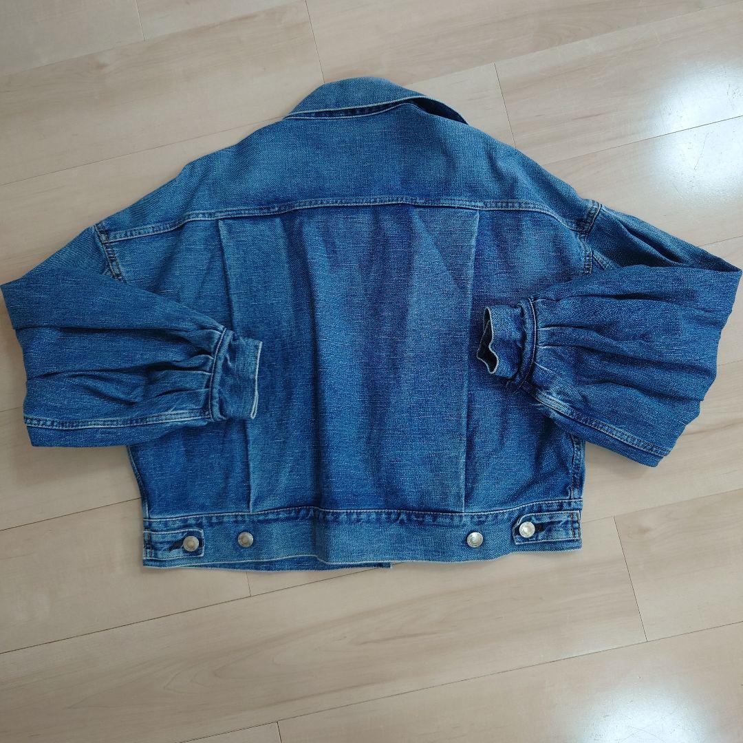 2023SS HYKE ハイク　バルーンスリーブデニムジャケット　1