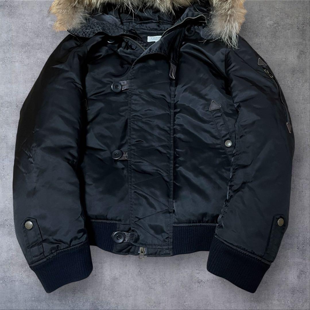  N2B フライトダウン 黒 鬼ファー Y2K ストリート お兄系