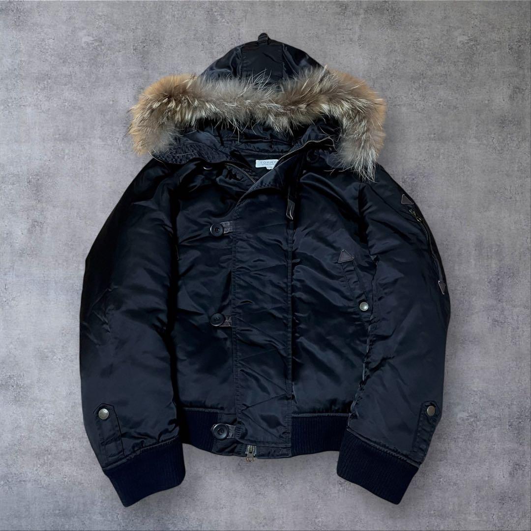  N2B フライトダウン 黒 鬼ファー Y2K ストリート お兄系