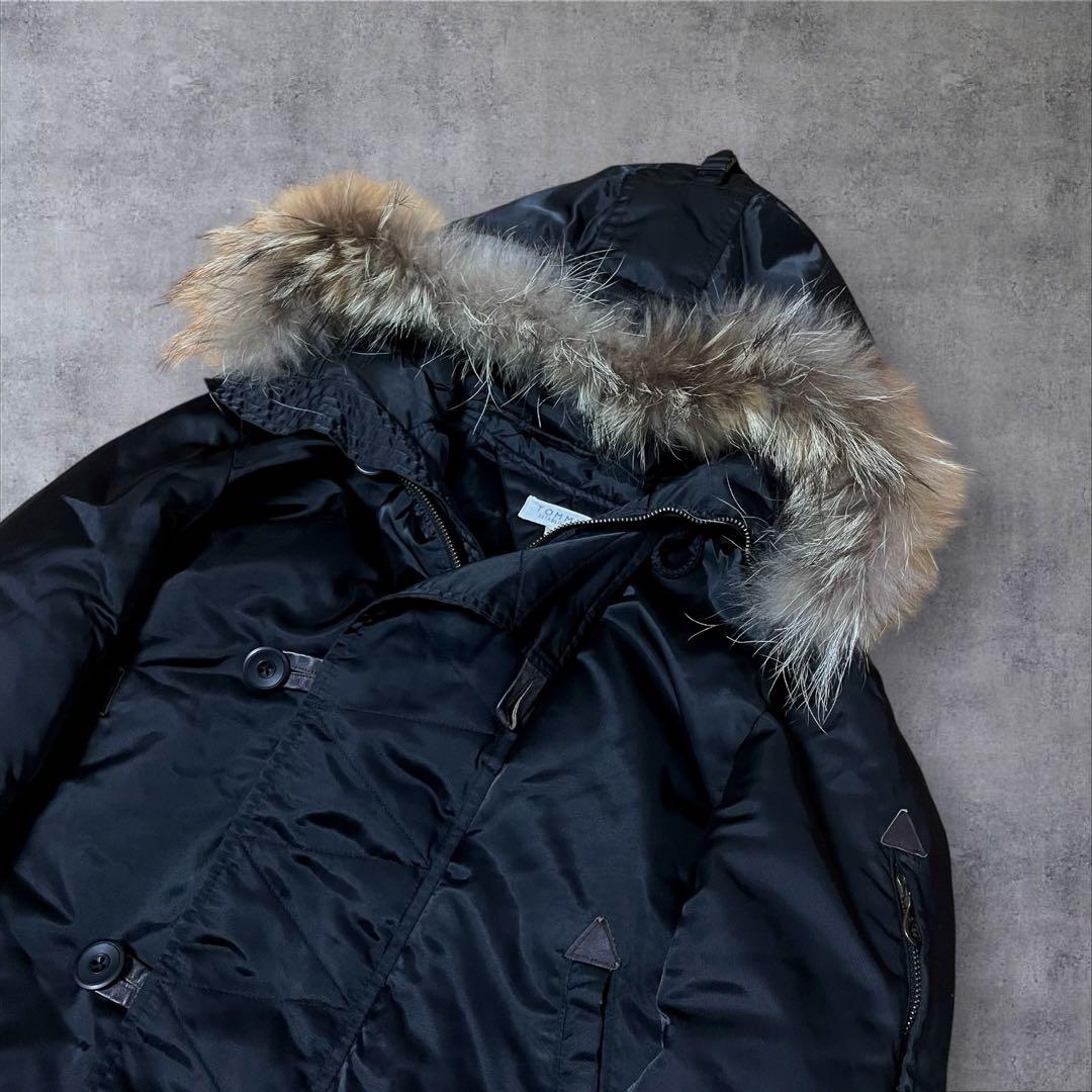  N2B フライトダウン 黒 鬼ファー Y2K ストリート お兄系