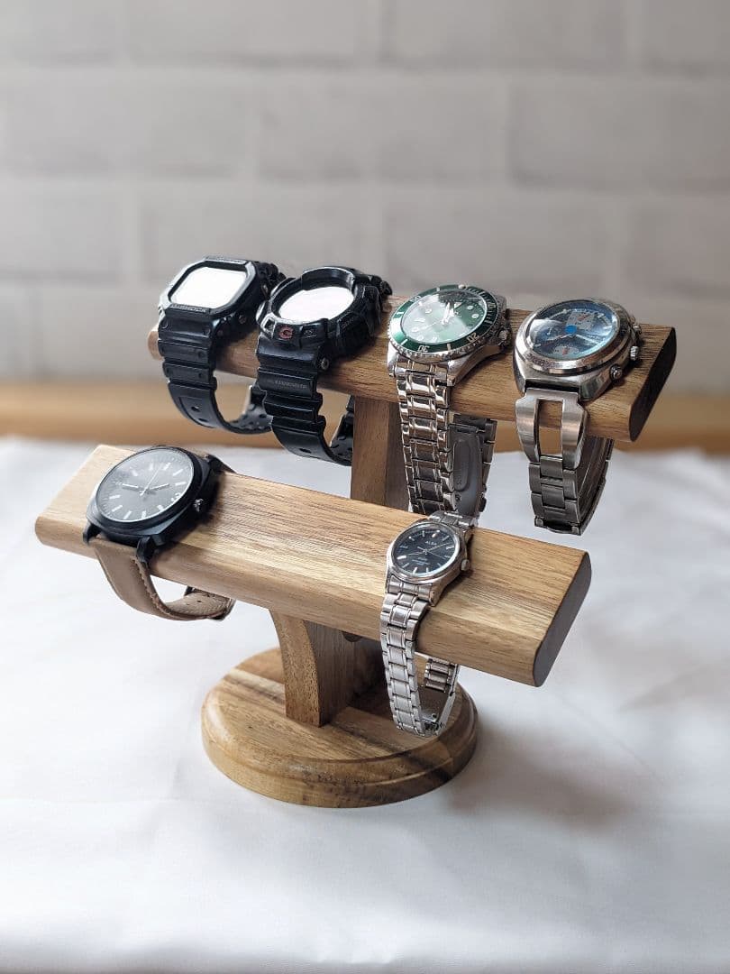 ウォッチスタンド　腕時計スタンド (WE2)　8本用　4個セット