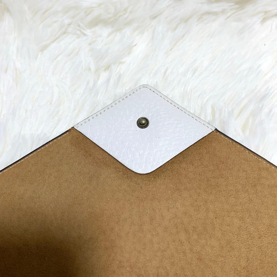 【極希少】デルヴォー セカンドバッグ レザー アイボリー