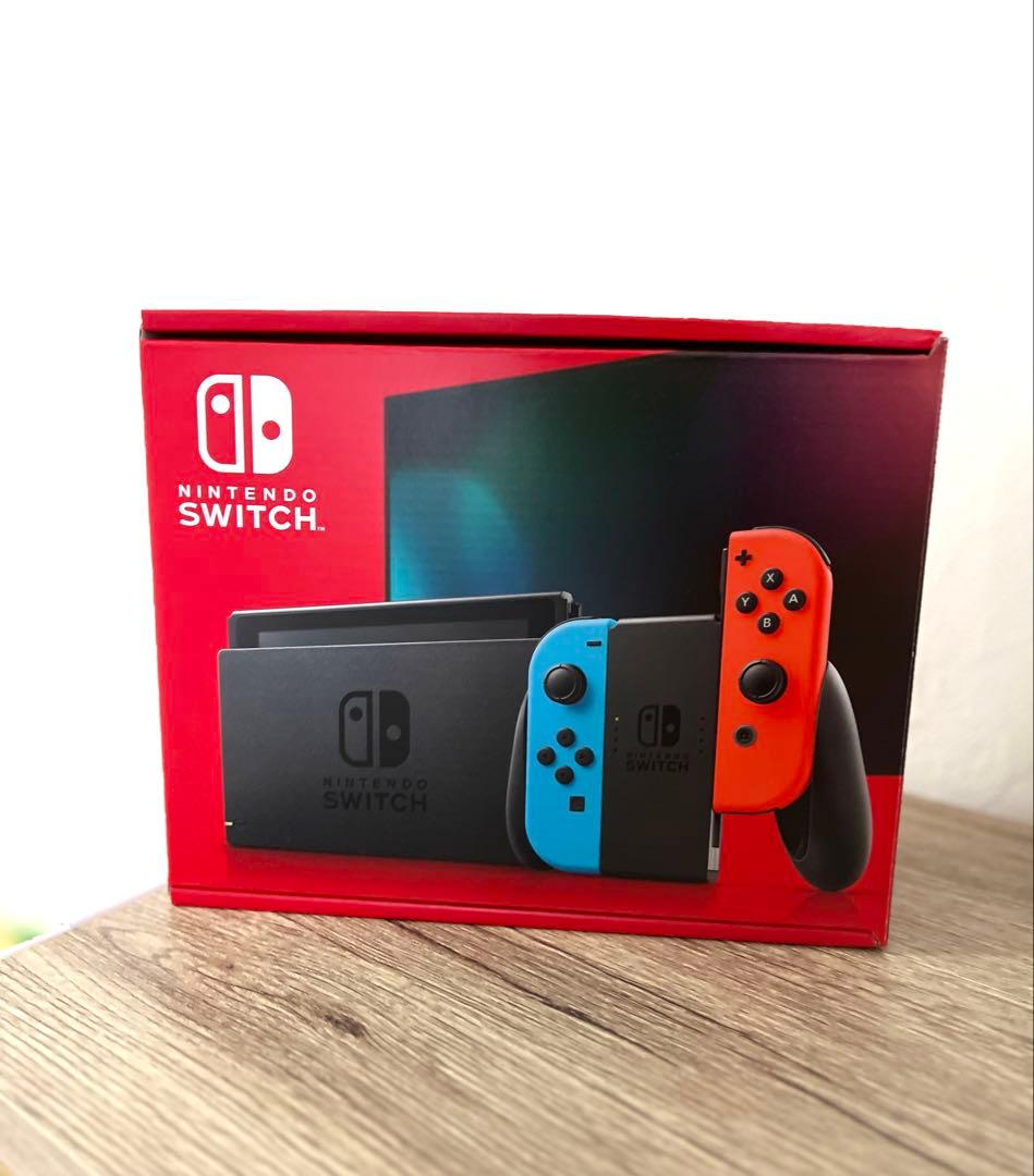 【新品未開封】Nintendo Switch 本体 青/赤 Joy-Con付き