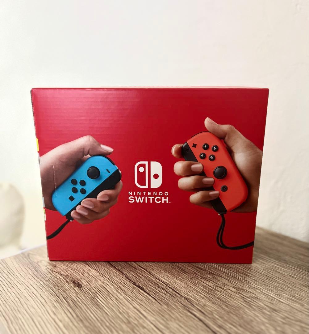 【新品未開封】Nintendo Switch 本体 青/赤 Joy-Con付き
