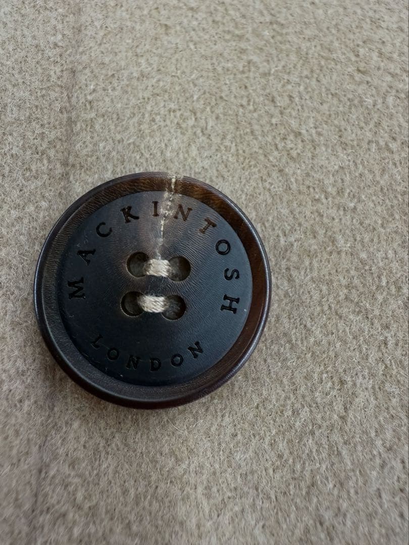 MACKINTOSH LONDON Pコート ベージュ 40 カシミヤ 美品