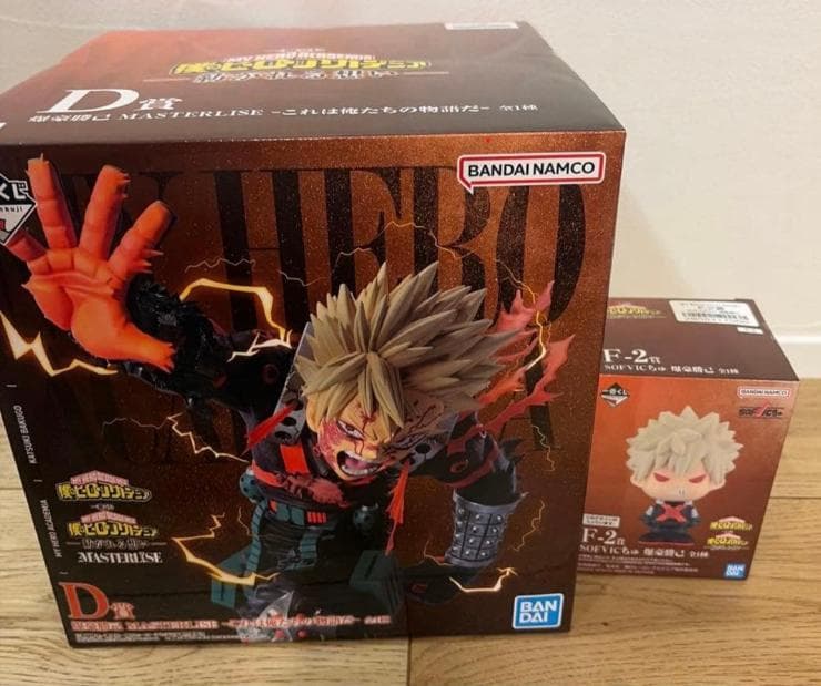 僕のヒーローアカデミア 一番くじ 紡がれる想い D賞 F賞 爆豪勝己 2点セット