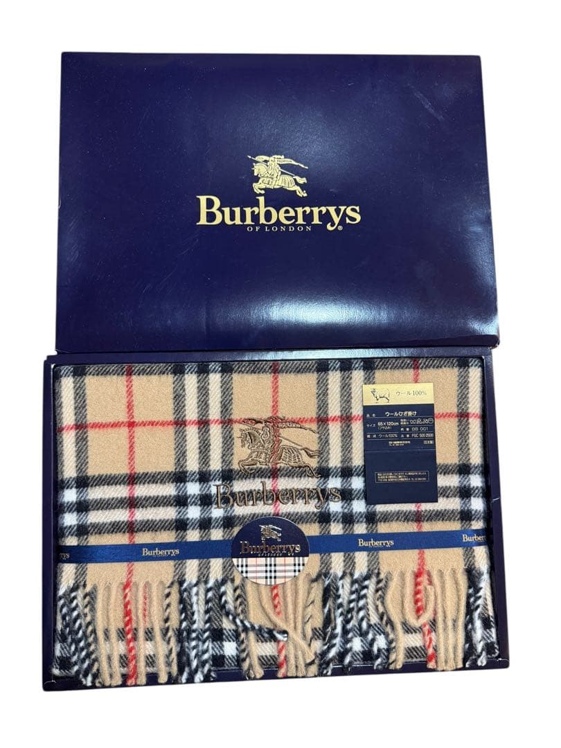Burberrys（バーバリーズ）ウール膝掛け 箱付き 新品未使用