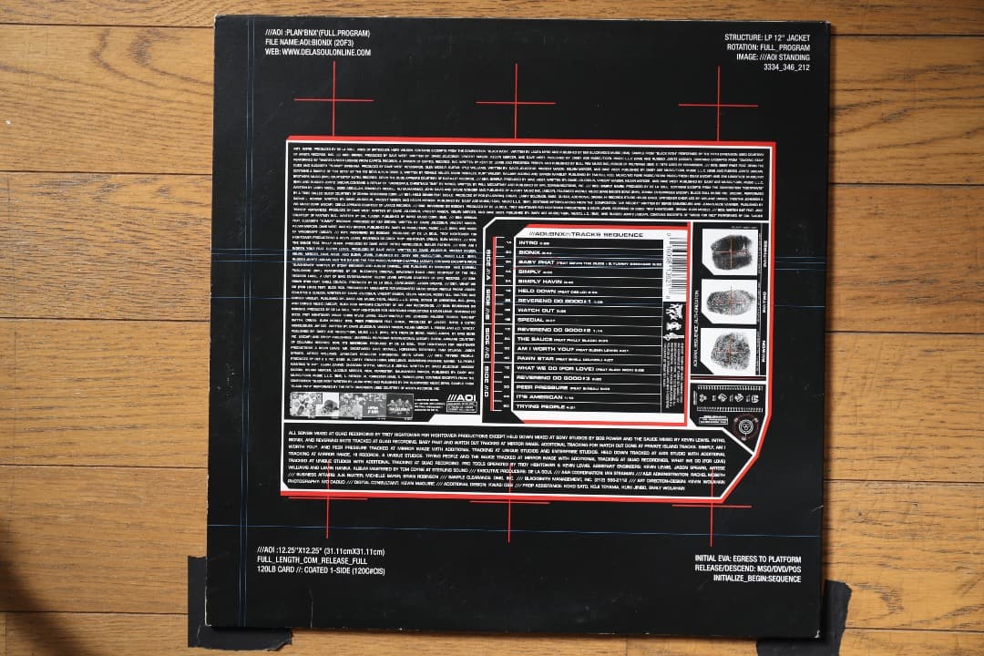 De La Soul AOI: Bionix 12\" アルバムレコード2枚組