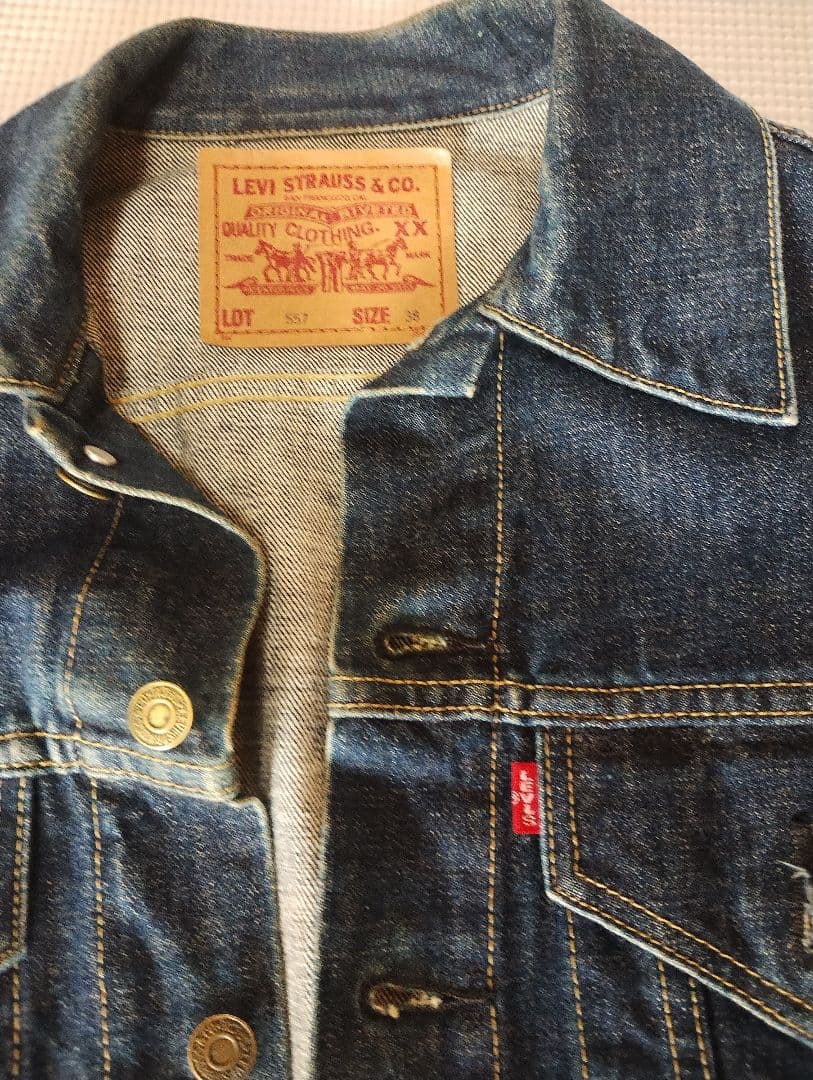 リーバイス　557 3rd Ｇジャン　90's 38　復刻