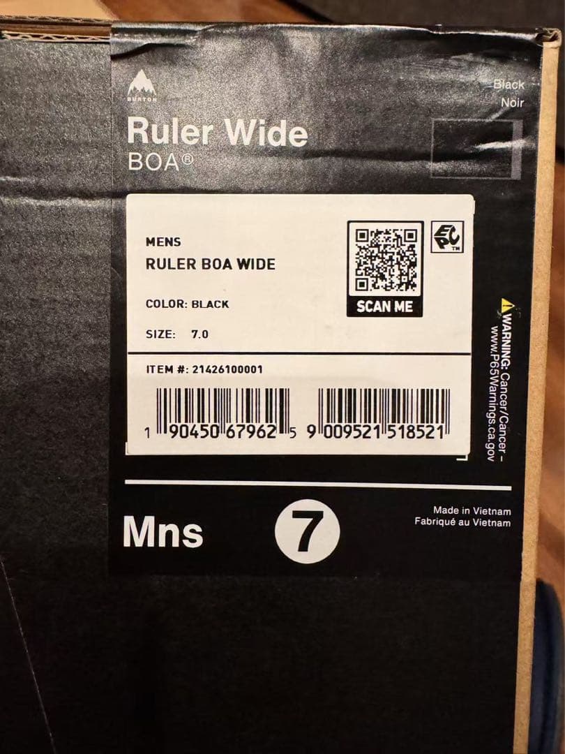 Ruler Wide BOA スノーボードブーツ Mns ブラック