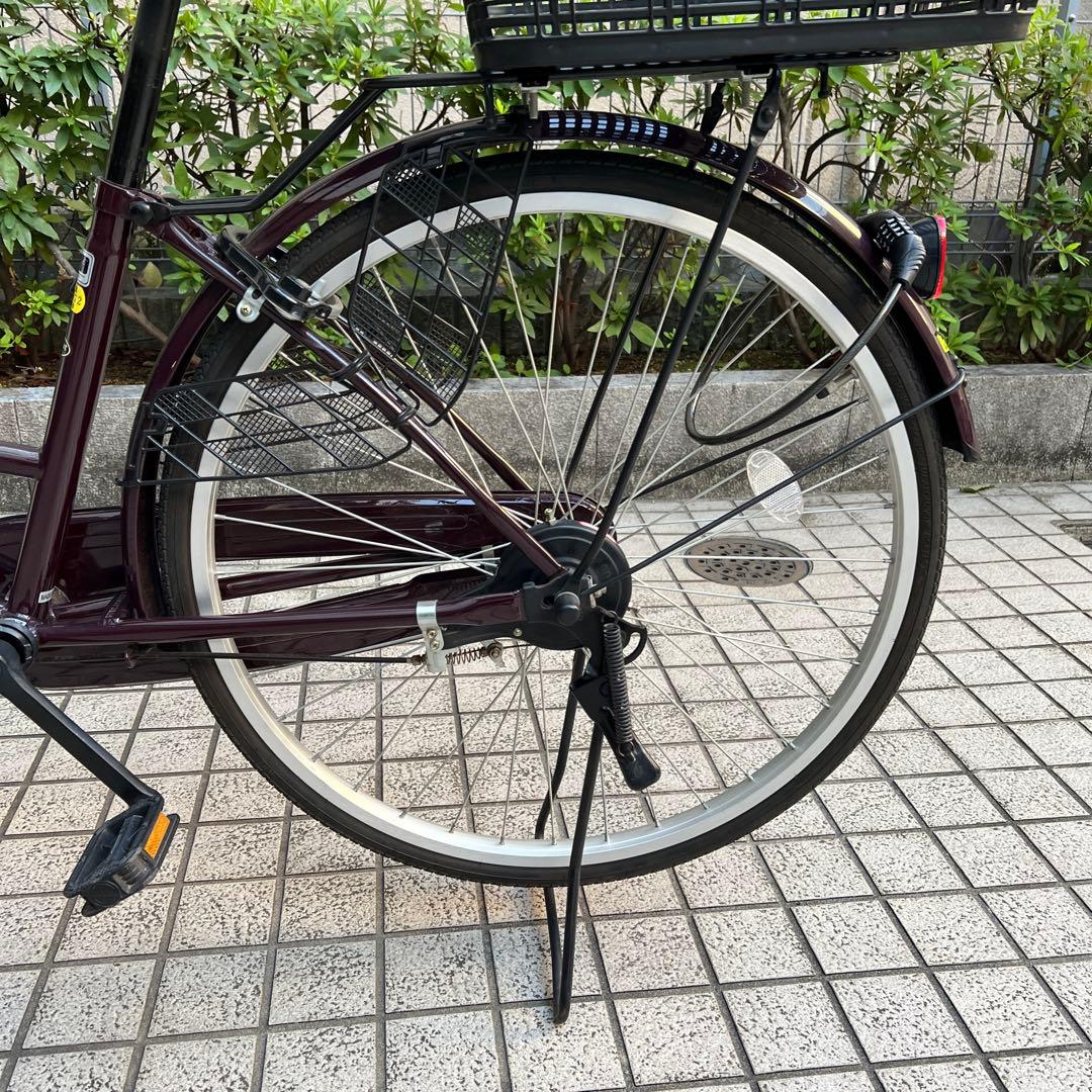★東京台東区 引取り限定★美品★ママチャリ　26㌅　自転車　カゴ付き