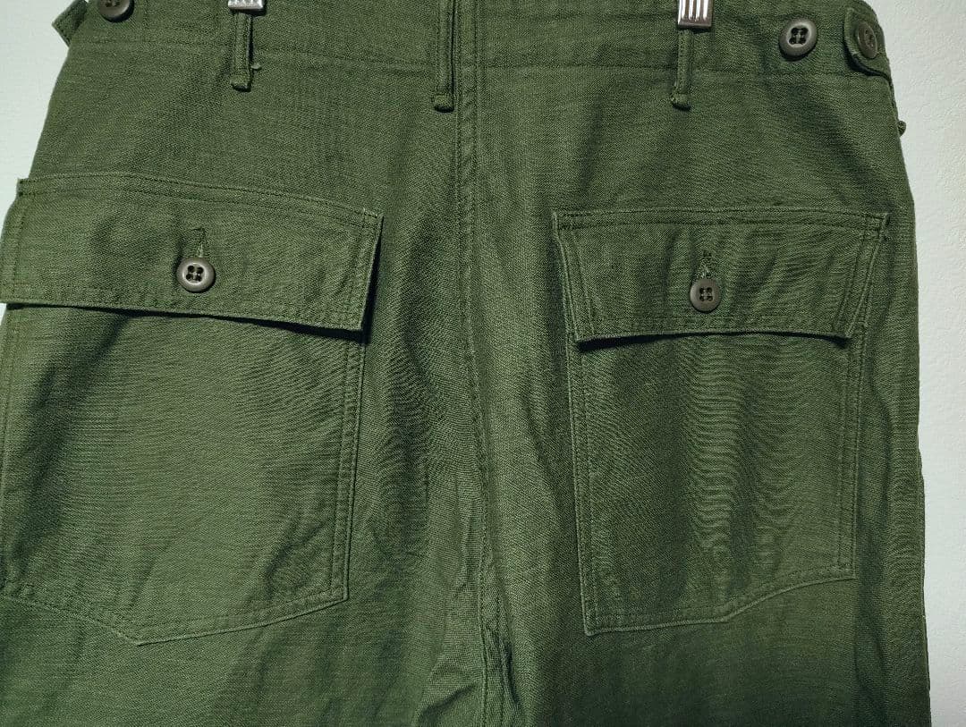 新品同様 オアスロウ US ARMY ファティーグパンツ ベイカーパンツ L