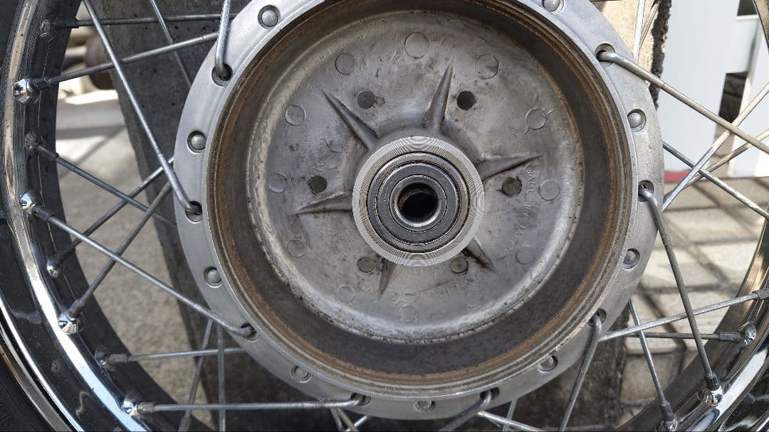 Z1/Z2☆純正リアホイール☆KZ、A4、A5