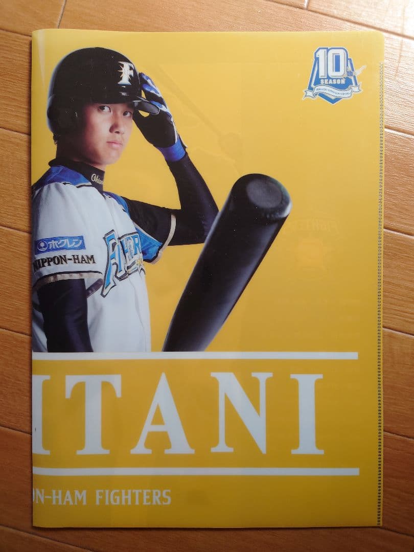 大谷翔平デビュー観戦証明書付き　記念クリアファイル