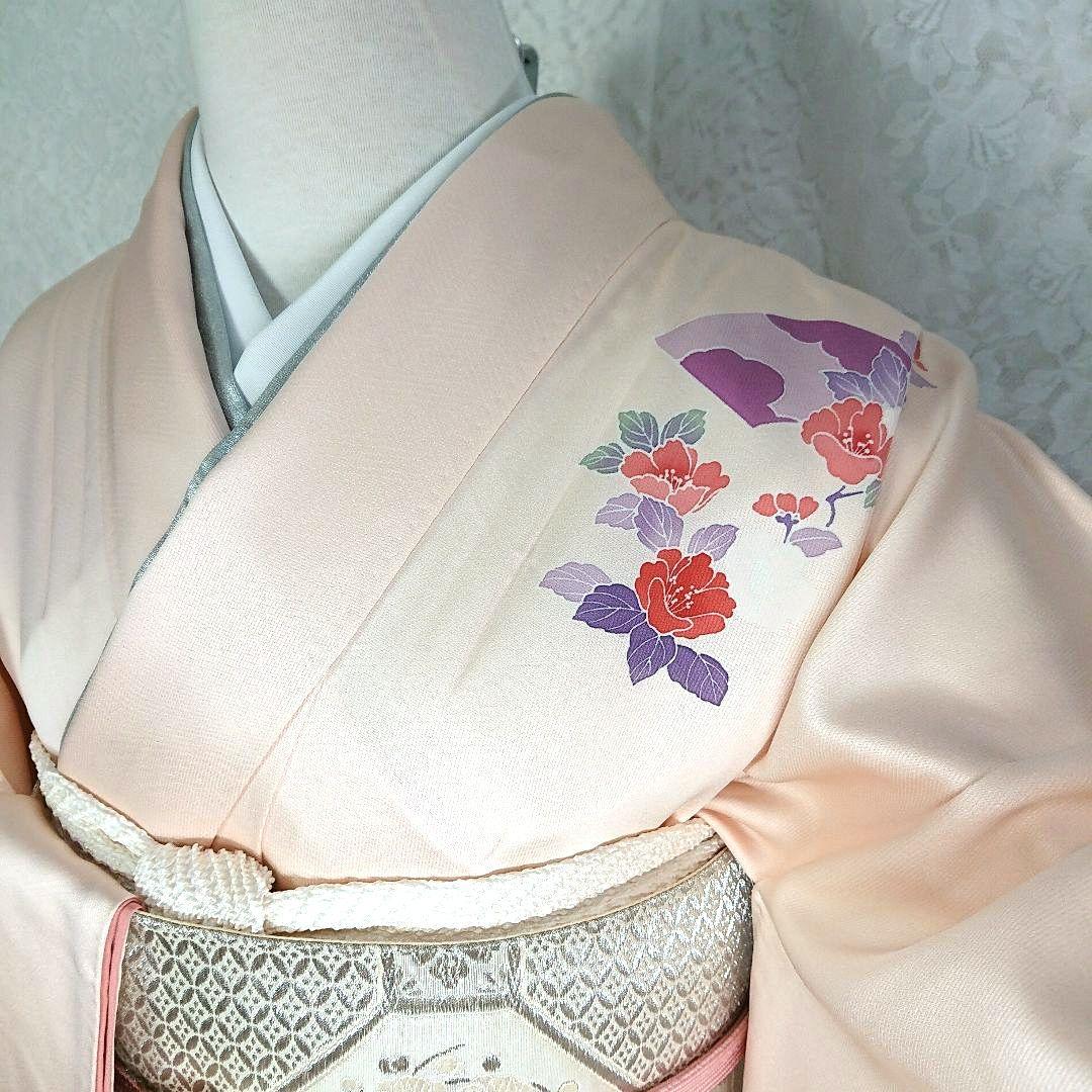 ☆正絹 訪問着 4点 フルセット 入学式 卒業式 結婚式 お宮参り 七五三