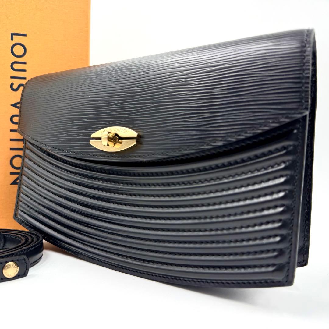 希少 ルイヴィトン エピ プレブール ショルダーバッグ 2WAY クラッチバッグ