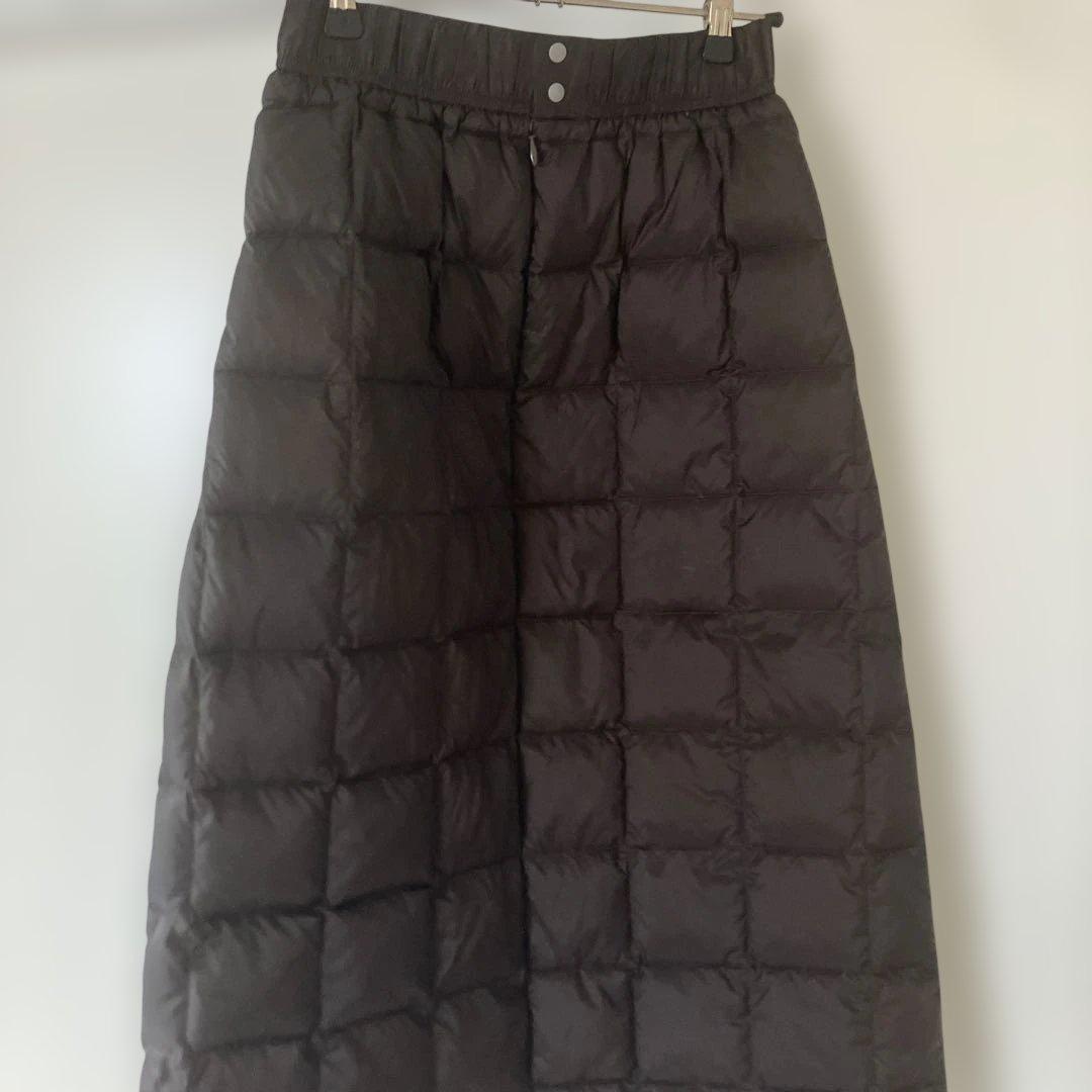 TAION タイオン　ウィメンズ　ベーシック セミロングダウンスカート　チョコ