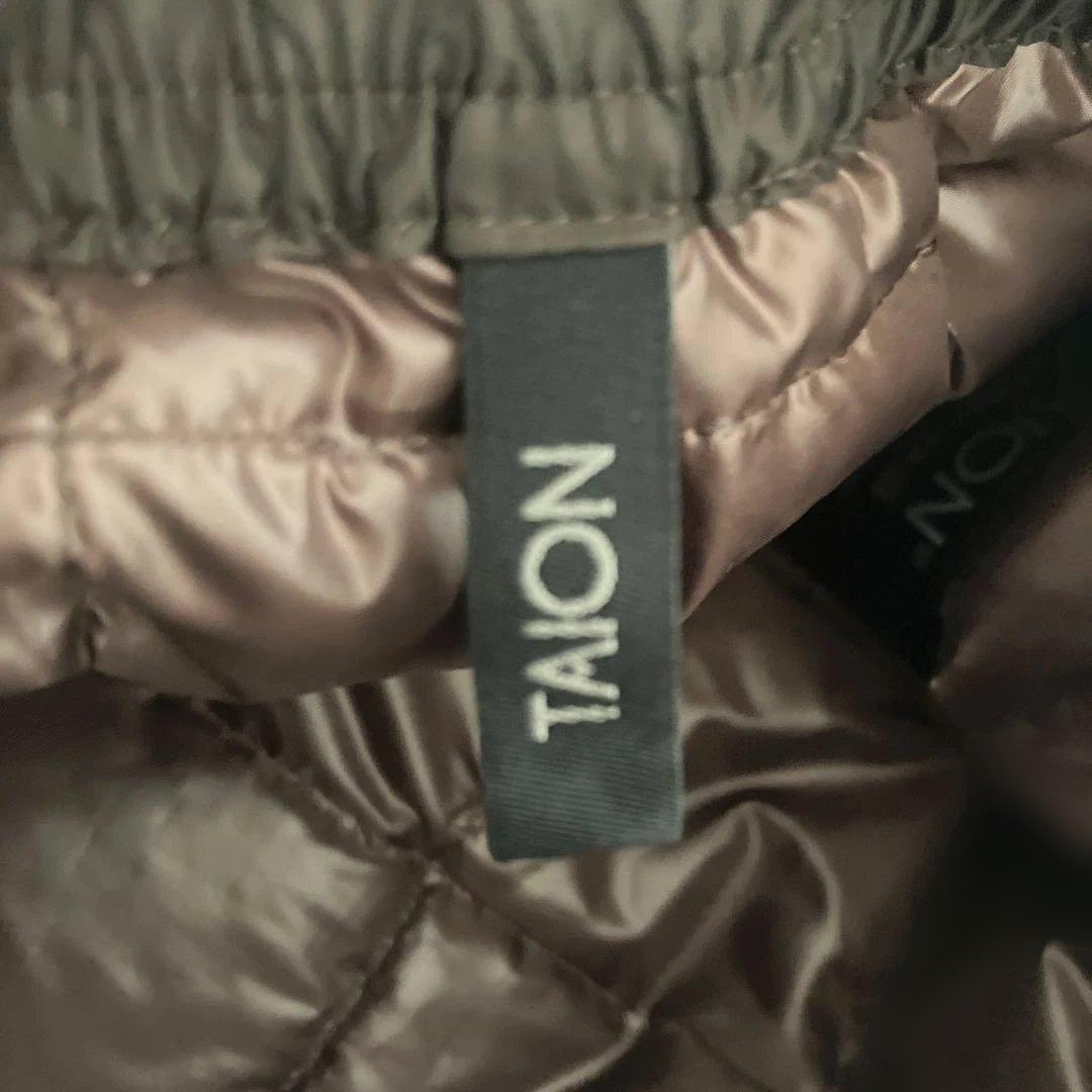 TAION タイオン　ウィメンズ　ベーシック セミロングダウンスカート　チョコ