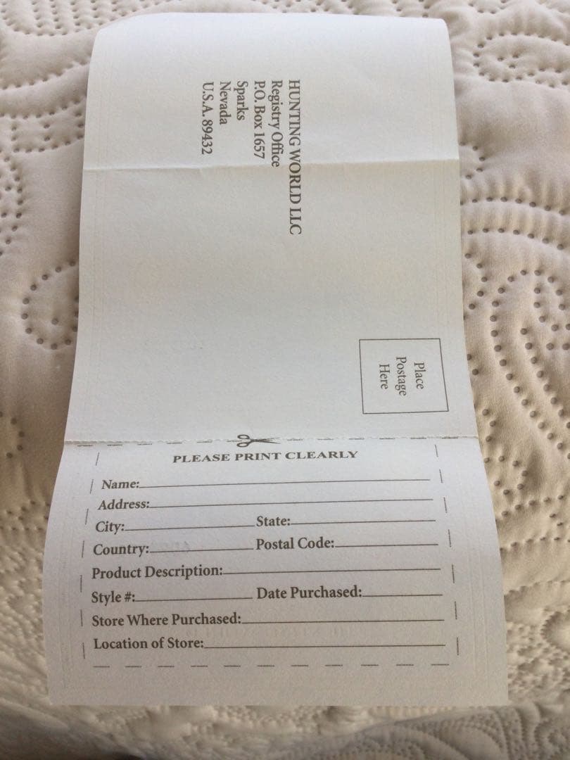 ハンティングワールド　ボストンバッグ