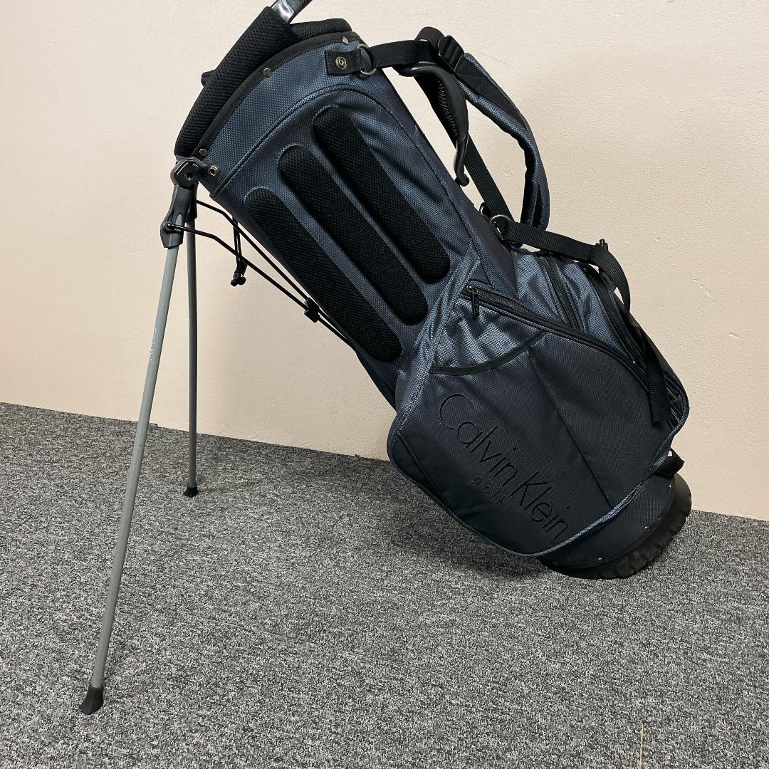   カルバンクライン　スタンド式 キャディバッグ　ネイビー