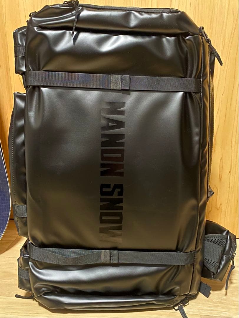 スノーボード 防水リュック ブーツバック 大容量 ブラック